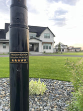 Load image into Gallery viewer, Memorial Flagpole Plaques Gold/Black