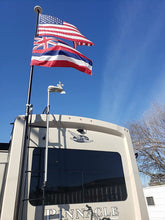 Load image into Gallery viewer, Universal R.V. Flagpole Ladder Mount