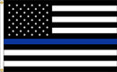 THIN BLUE LINE US FLAG