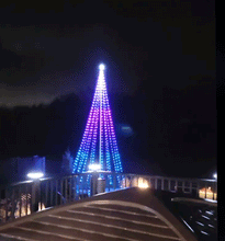 Load image into Gallery viewer, Dream Flagpole Christmas Tree Lights