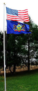 23' Sectional Flagpole - 2"Diameter