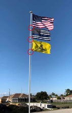 Load image into Gallery viewer, Stainless Steel Flag Tether and weight
