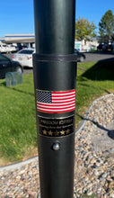 Load image into Gallery viewer, Memorial Flagpole Plaques Gold/Black
