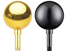 Load image into Gallery viewer, Gold/Black Ball Finial
