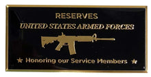 Load image into Gallery viewer, Memorial Flagpole Plaques Gold/Black
