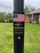 Load image into Gallery viewer, Memorial Flagpole Plaques Gold/Black
