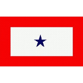 BLUE STAR SERVICE FLAG
