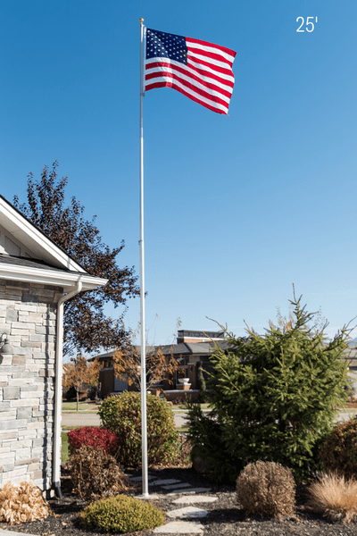 SERVICE FIRST ALPHA 1 TELESCOPING FLAGPOLE KIT (15'-25' options)
