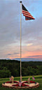 17' Sectional Flagpole - 2.75" Diameter
